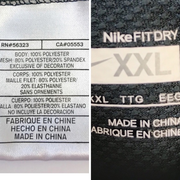 (SOLD) Mens Nike Golf Shirt Fit Dri Size XXL - Picture 8 of 8